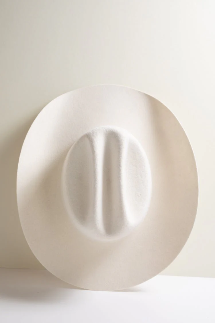 Rider Wool Cowboy Hat - Ivory - Image 3