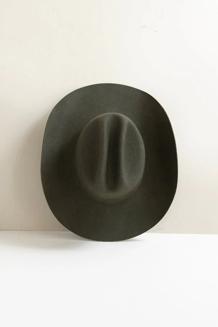 Rider Wool Cowboy Hat - Pine - Image 2
