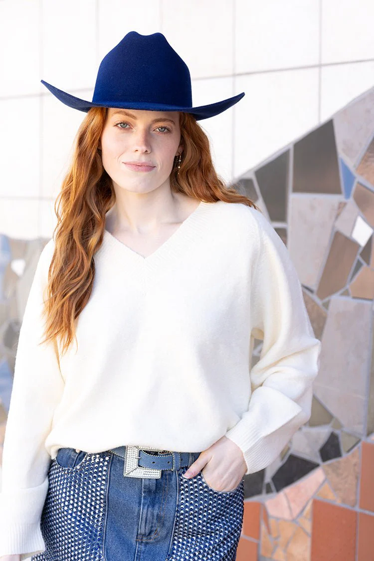 Rider Wool Cowboy Hat - Sapphire