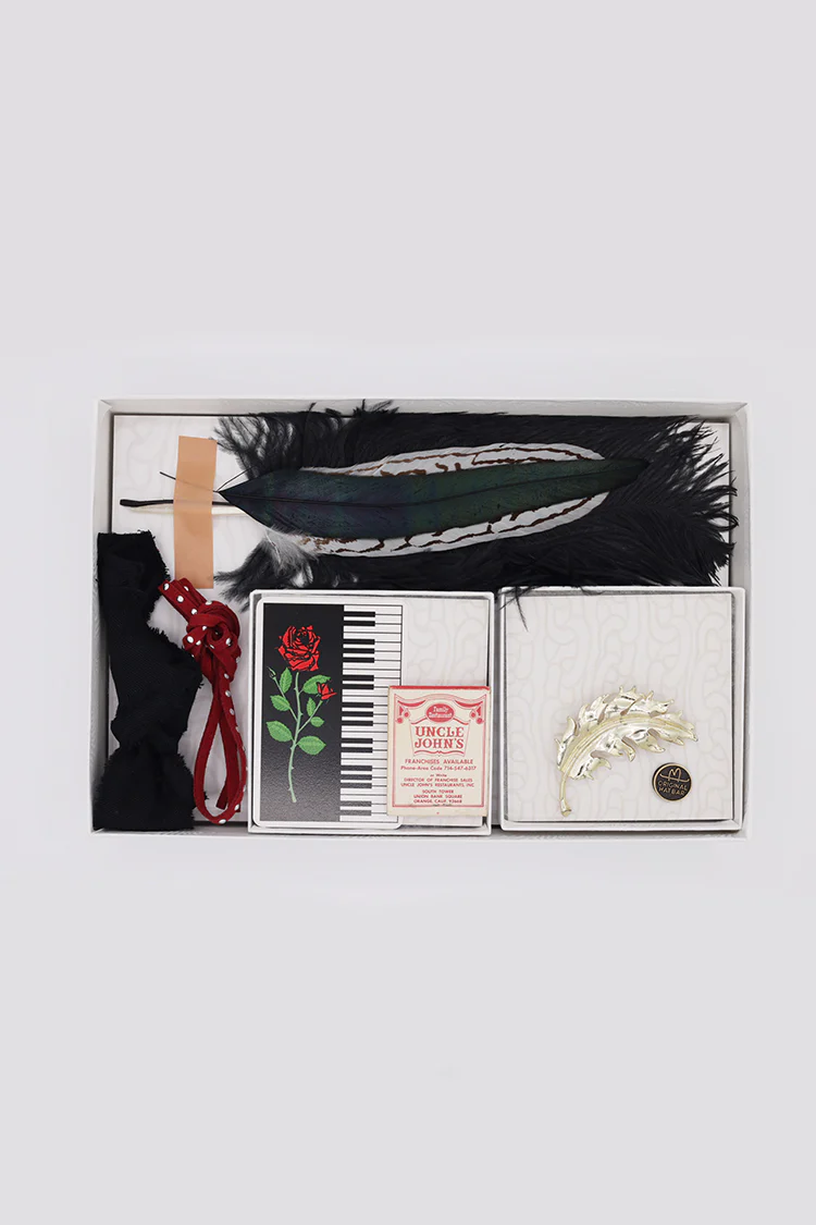 Rocker Hat Styling Kit - Vintage Feather Brooch - Image 3