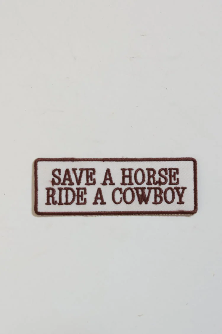 "Save a Horse" Patch