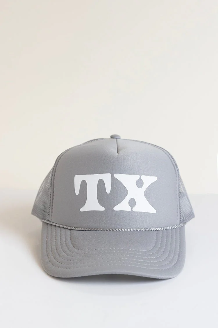 Gray "TX" Trucker Hat - Image 3