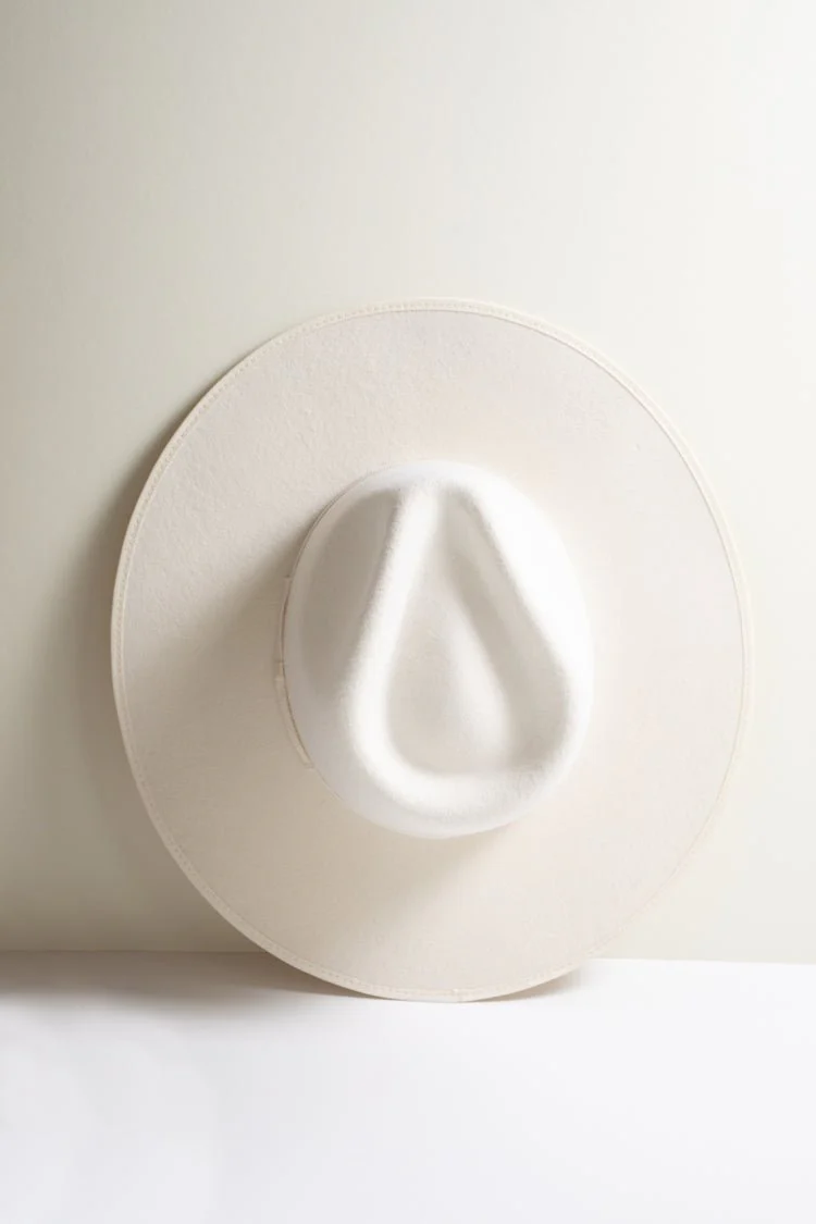Stevie Wool Wide-Brim Hat - Ivory - Image 3