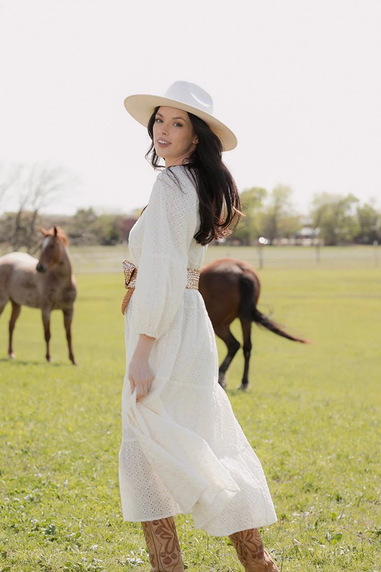 Stevie Wool Wide-Brim Hat - Ivory - Image 5