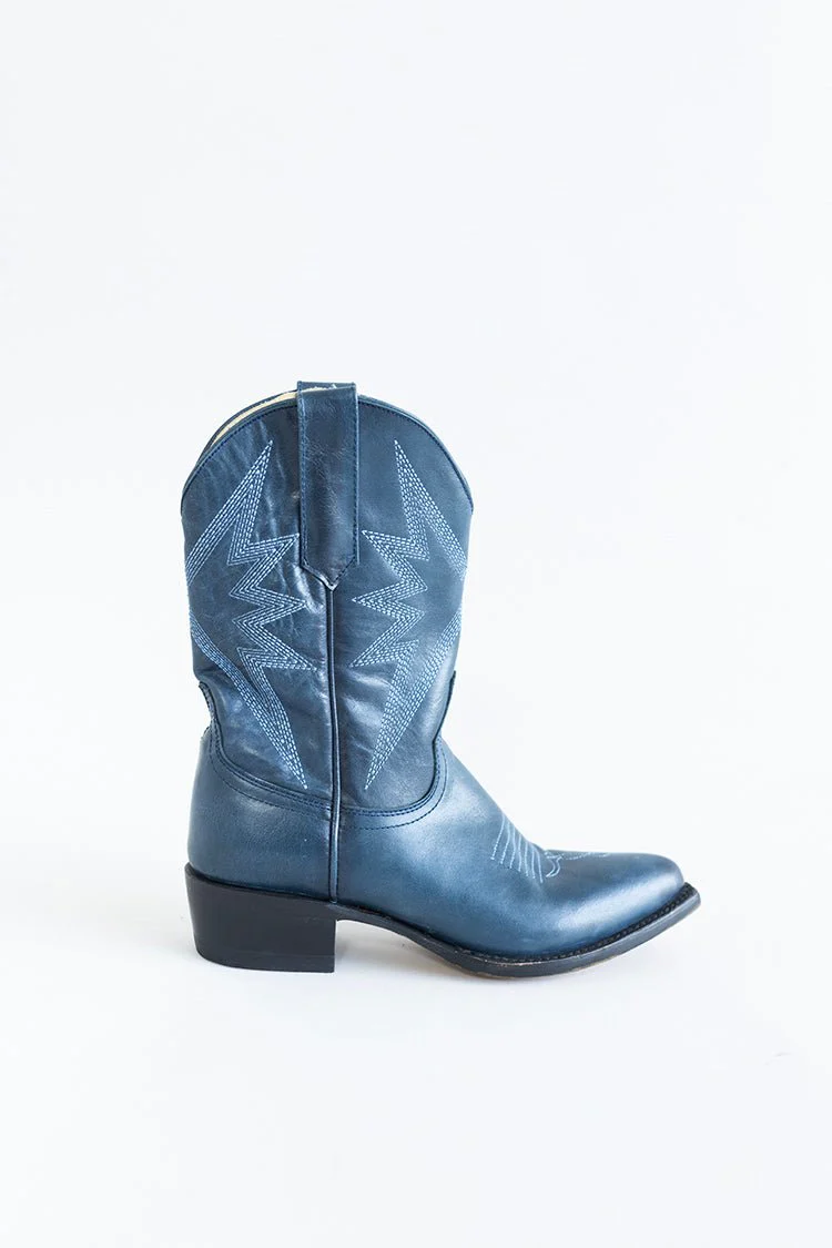Sun Star Navy Blue Cowgirl Boot - Image 4
