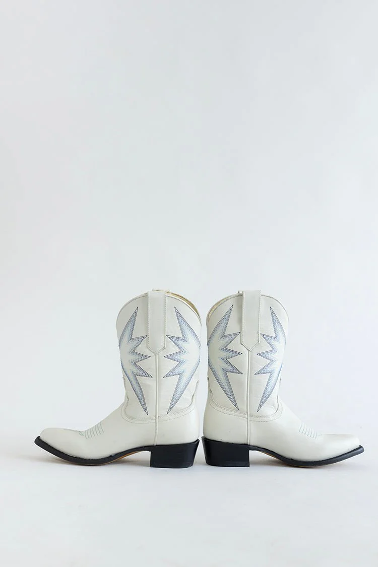 Sun Star White Cowgirl Boot - Image 5