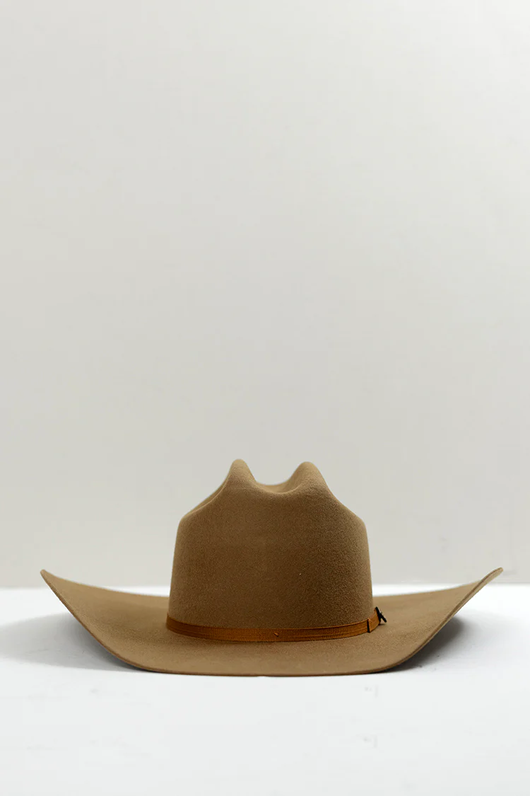 Tex Cowboy Wool Hat - Camel - Image 4