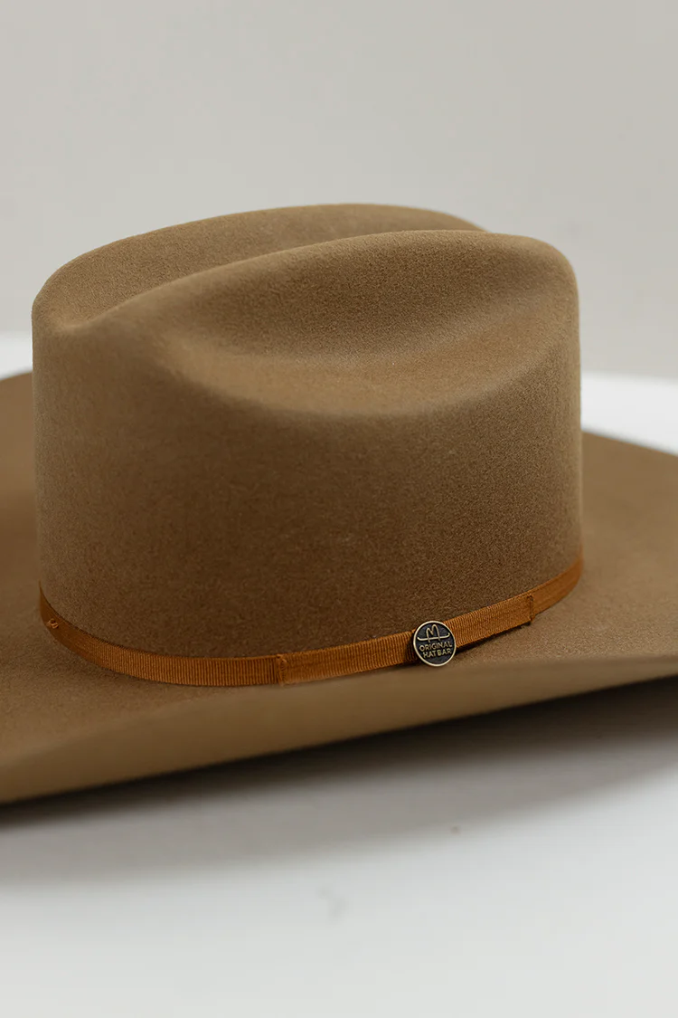 Tex Cowboy Wool Hat - Camel - Image 5