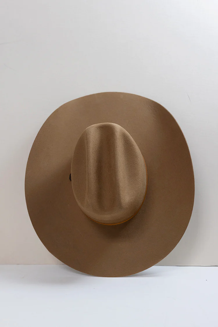 Tex Cowboy Wool Hat - Camel - Image 7