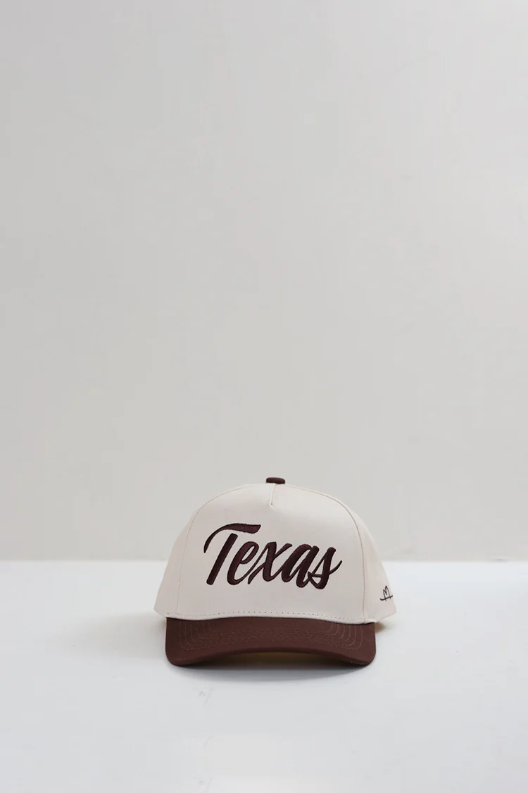 Texas Embroidered Trucker Hat - Brown - Image 5