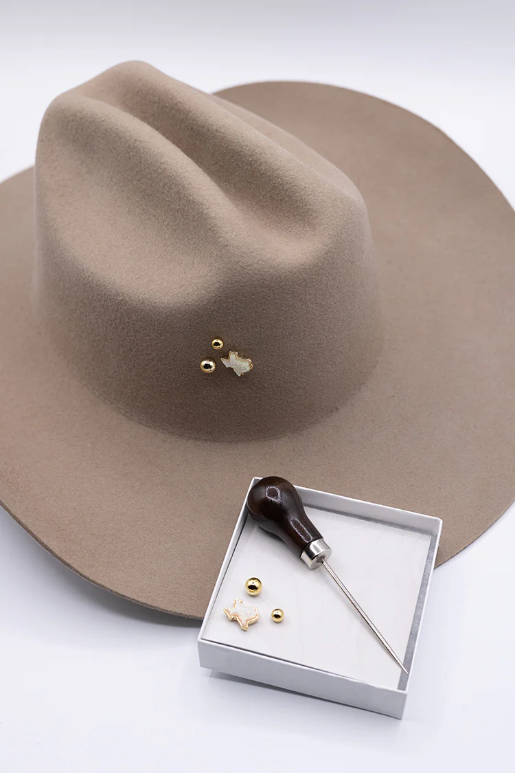 Texas Hat Pin Kit - Gold - Image 2