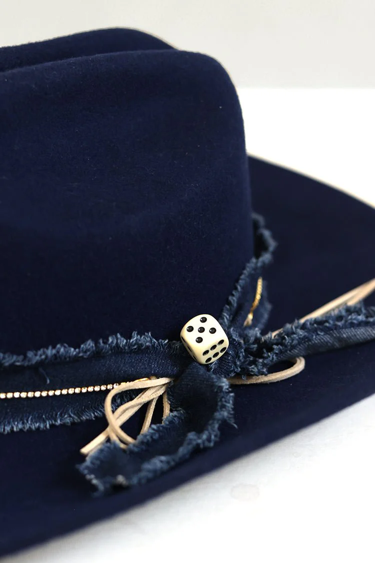 Vintage Dice Hat Pin - White - Image 3