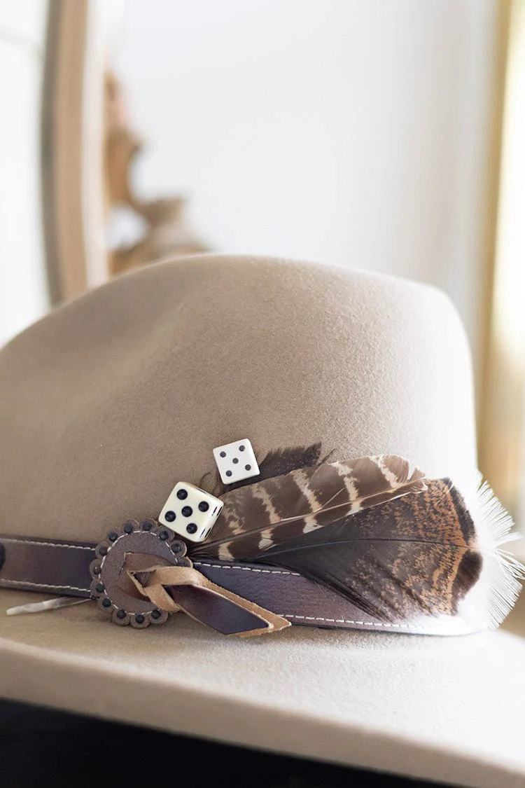 Vintage Dice Hat Pin - White - Image 4