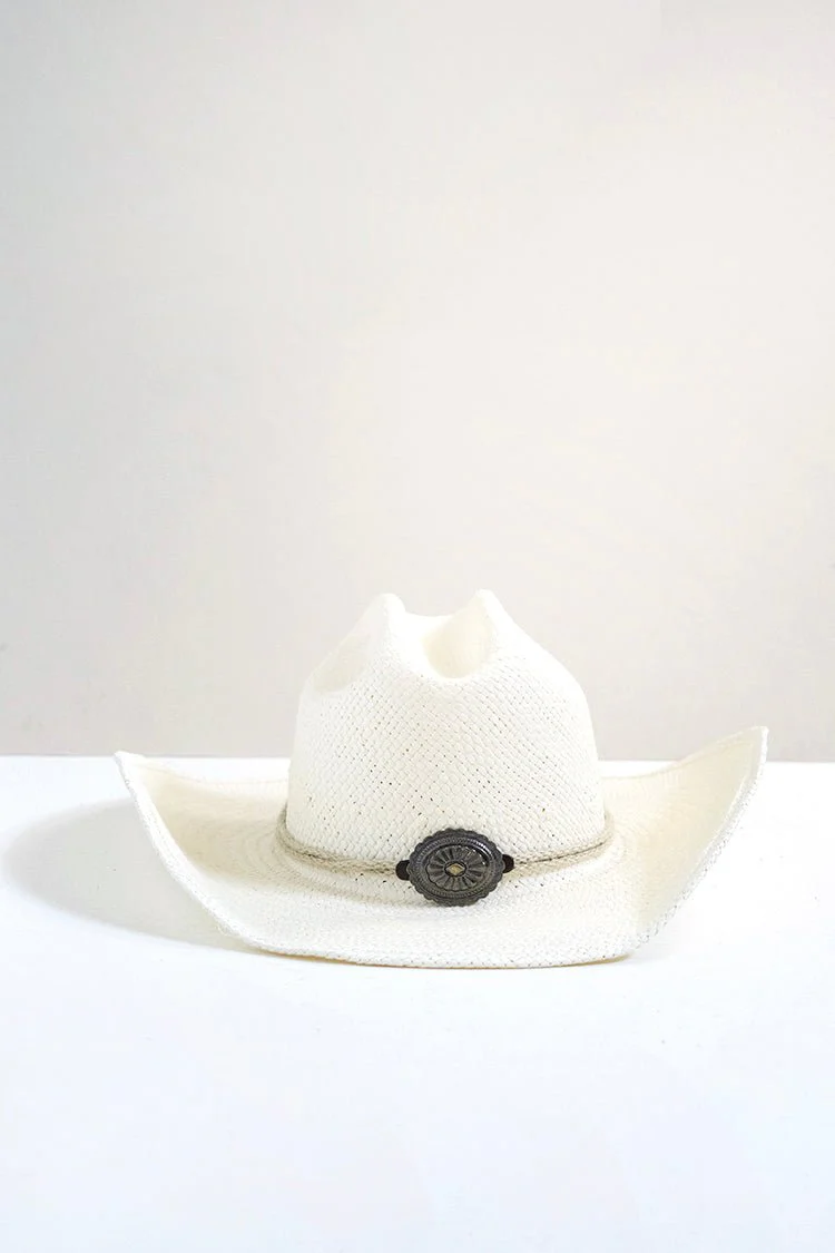 Western Concho Rope Adjustable Hat Band - Image 2